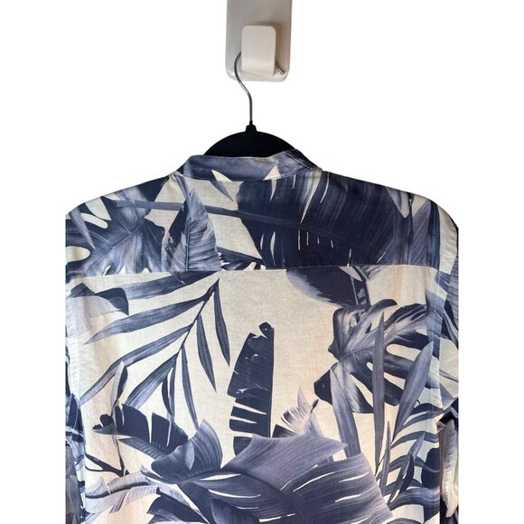 2/$30 ZARA Womens Medium Slim Fit Cotton Button-Up Shirt - Picture 7 of 11